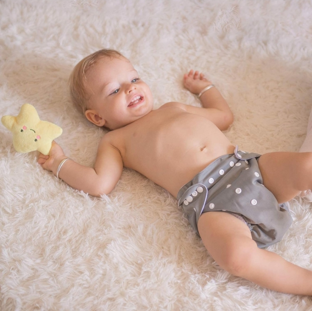 ALVA BABY 6  cloth diapers with 12 inserts like new ONE SIZE ADJUSTABLE - Picture 7 of 7